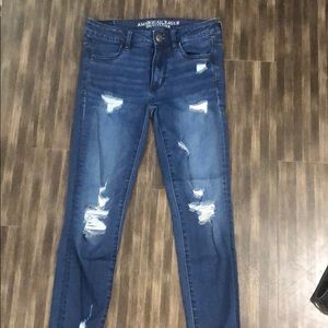 American Eagle Ripped Jeggings